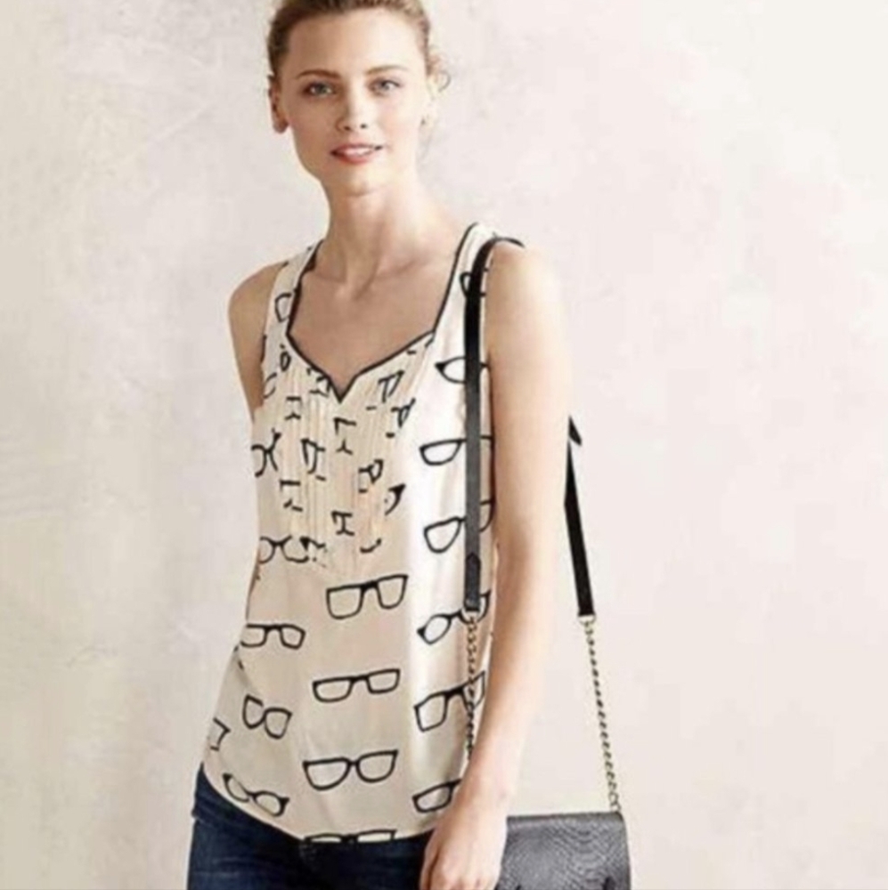 Maeve Glasses Sleeveless Tank - Like New - 2